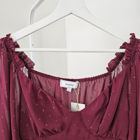 Glittery Polka Dot Dress - Picture 3 of 5